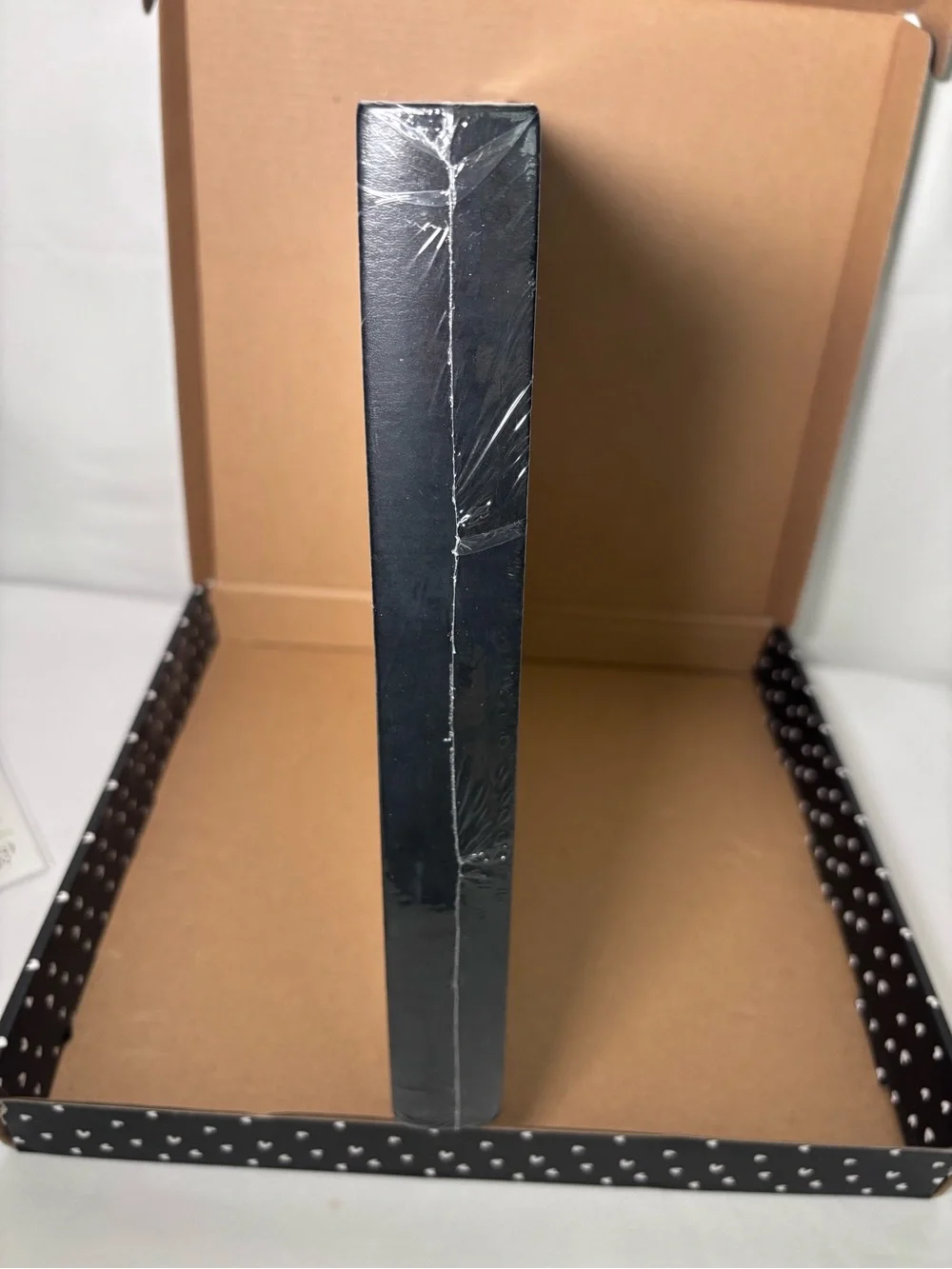 Scrapbook Photo Album DIY Black Leather Album and Stickers